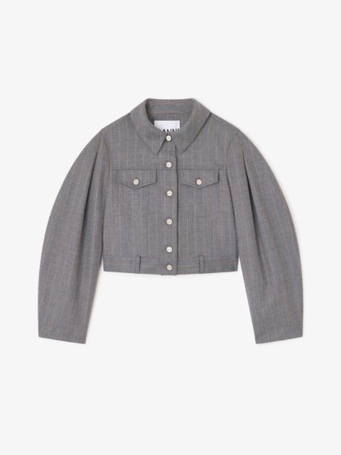 GREY STRIPE JACKET