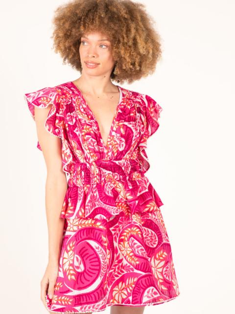 Mini Dress Noemi - Pink Holy Snake