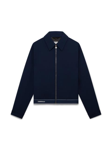 Navy Wool Sports Jacket