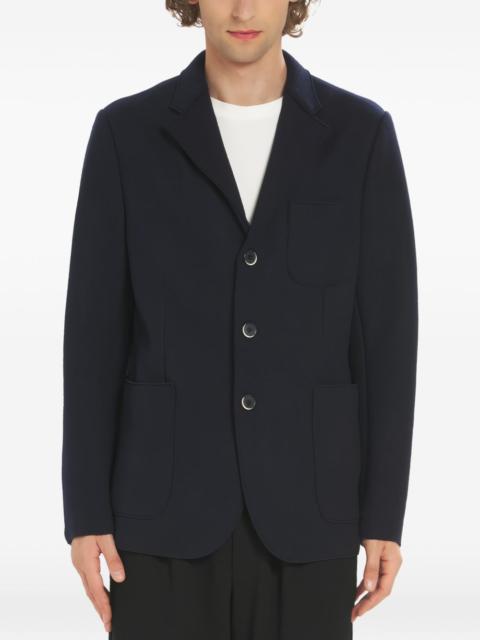 button pocket blazer