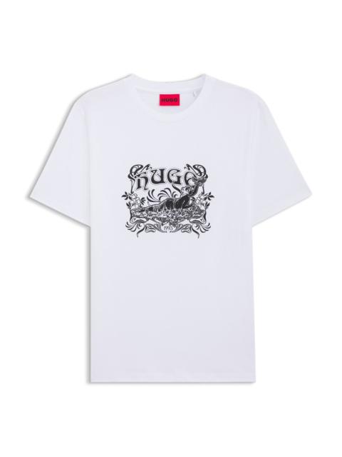 LOGO-ARTWORK T-SHIRT IN COTTON JERSEY