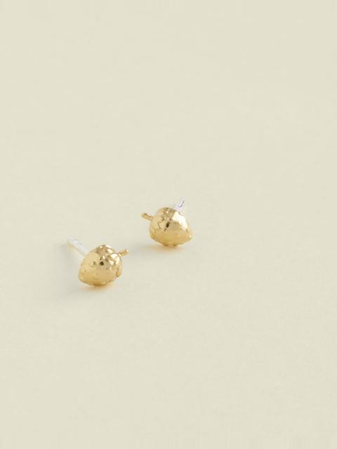 Demi-Fine Strawberry Stud Earrings