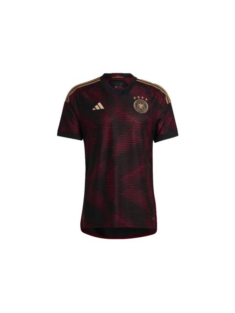 adidas Germany 22 Away Authentic Jersey Black/Team Coll Burgundy