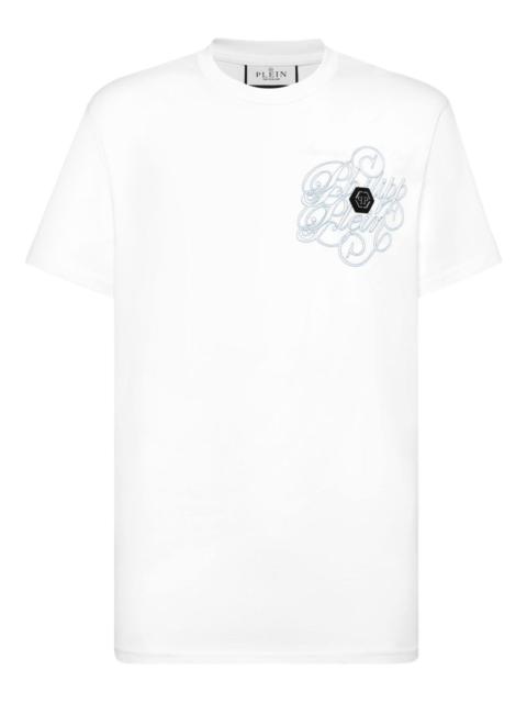 Plein Coursive-print T-shirt