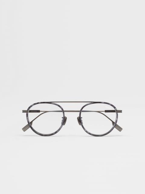 GUNMETAL TITANIUM OPTICAL GLASSES