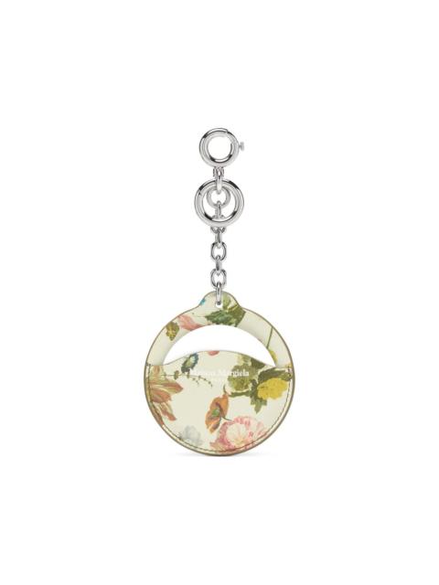 floral-print keyring