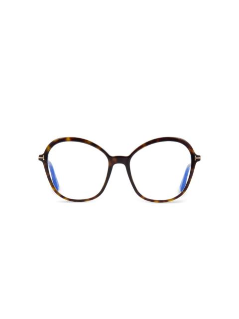 cat-eye full-rim glasses