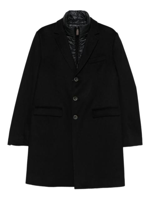 detachable-liner button coat
