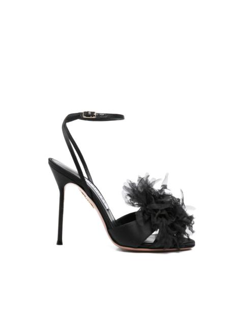 Poème flower-embellishment sandals