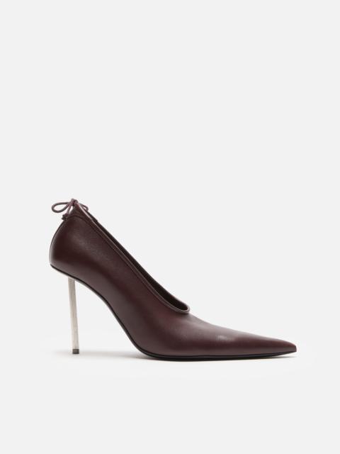Leather pump - Chocolate brown