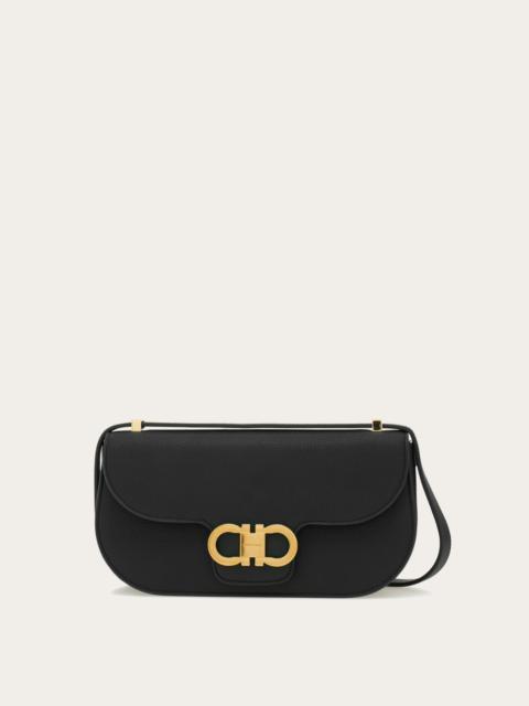 Double Gancini mini crossbody bag