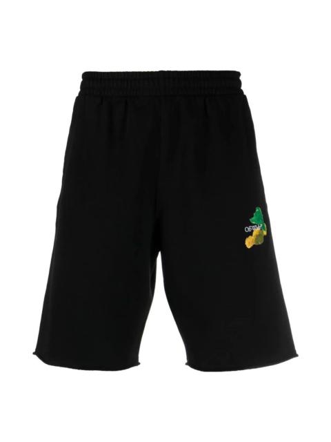 Off-White Brush Arrow Bermuda Shorts 'Black' OMCI006S23FLE0021084