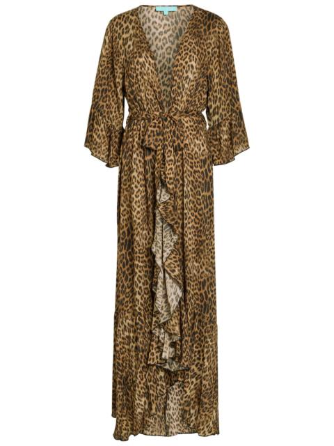 Melissa Odabash Manon Leopard-print Woven Cover-up Robe