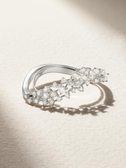 Scatter 18-karat White Gold Diamond Ring