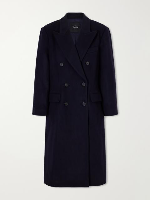 Double-breasted Wool-blend Coat