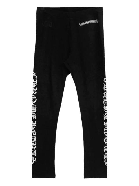 elasticated-waistband leggings