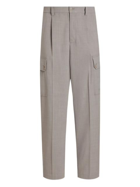 virgin wool trousers