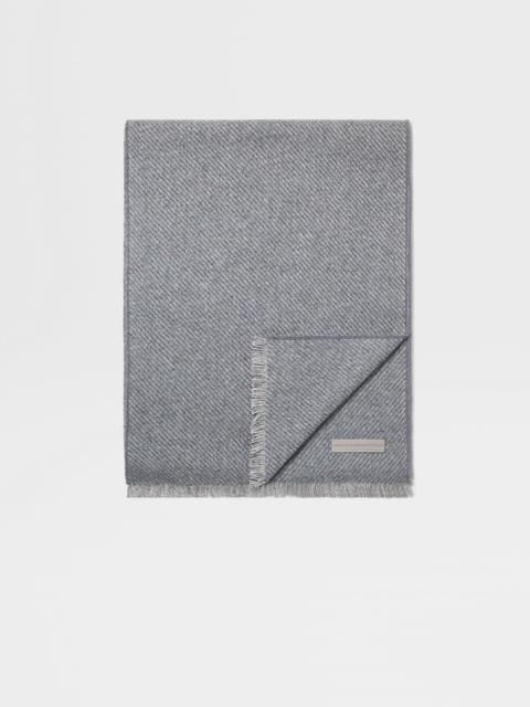 DARK GREY OASI CASHMERE SCARF