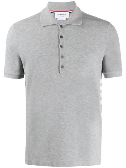 4-Bar piqué polo shirt