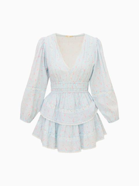 Rosamina Cotton Long Sleeve Mini Dress