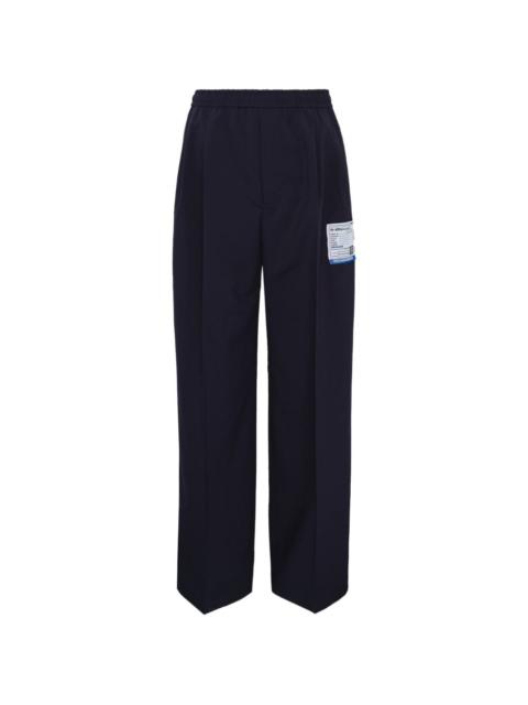 logo straight-leg trousers