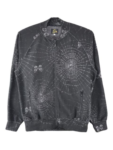 spiderweb-print jacket