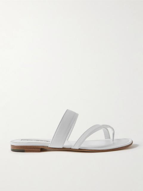 Susa leather sandals White