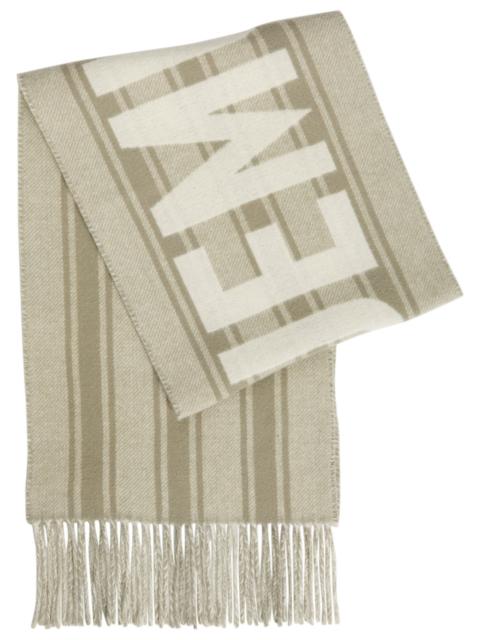 Jacquemus L'echarpe Logo Fringed Wool Scarf