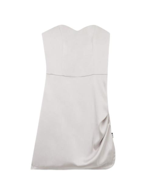 lace-detail mini dress