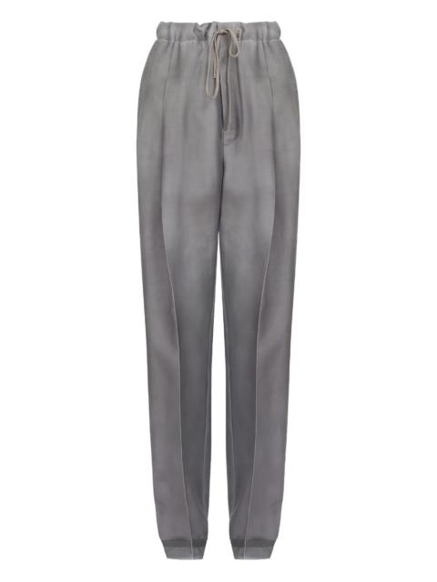 drawstring-waist trousers