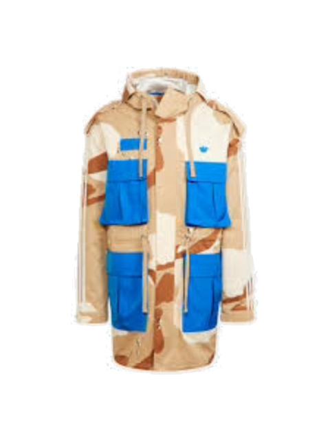 adidas Blue Version Parka Jacket 'Tan Blue' H33494