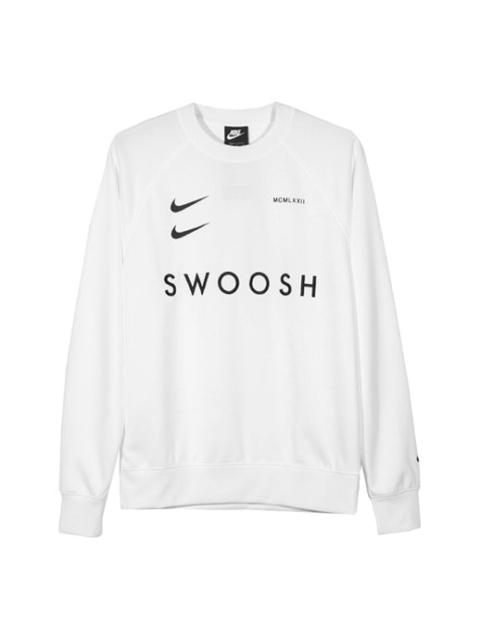 Nike Sportswear Swoosh Sweatshirt For Men White CJ4841-100