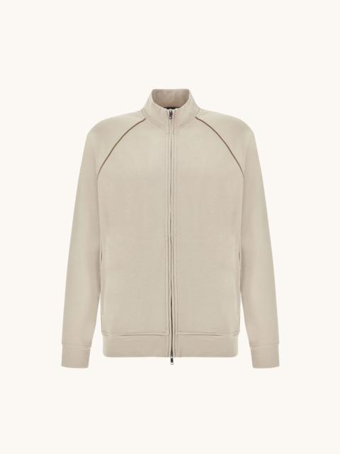 X‑SOFT ZIP‑UP SWEATSHIRT IN COTTON