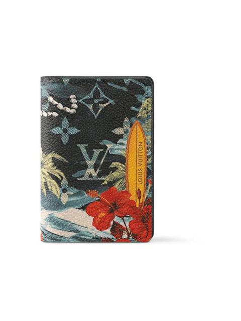Louis Vuitton Pocket Organizer Monogram Surfin' Navy Blue