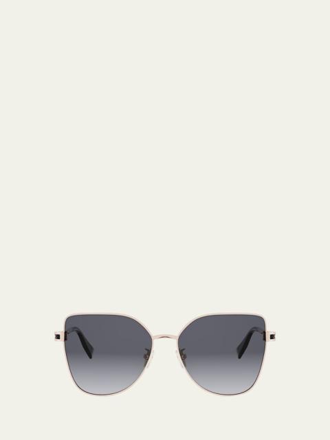 B. zero1 Metal Square Sunglasses