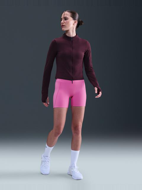 Nike Universa Women's Medium-Support High-Waisted 5" Biker Shorts with Pockets