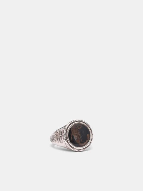 Sterling Silver 'Scorpio Rising' Ring