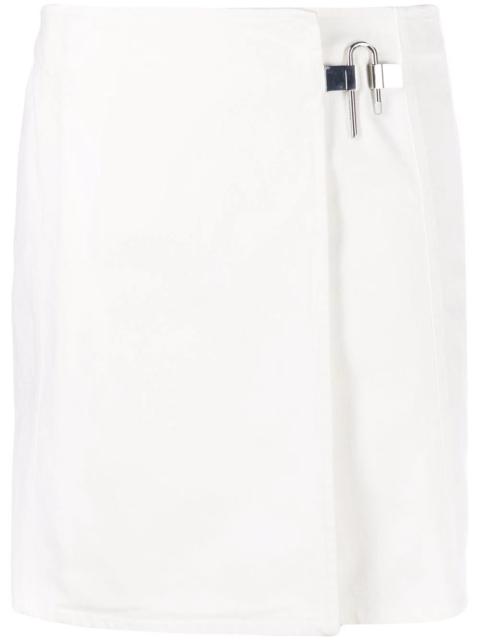 asymmetric padlock skirt