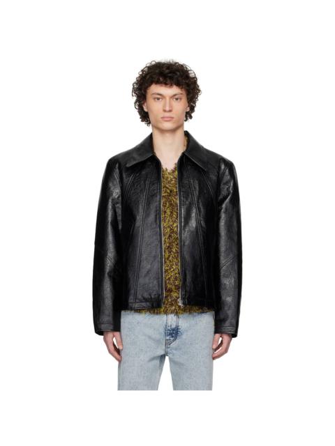 Black Duke Faux-Leather Jacket