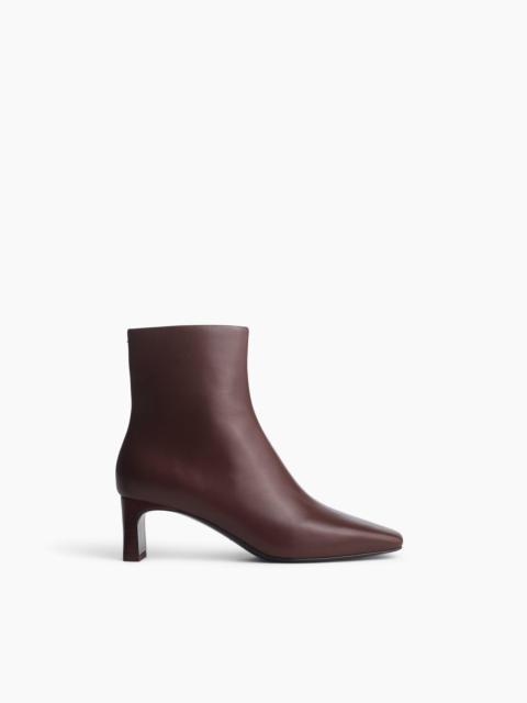 Avery Zip Leather Ankle Boots
