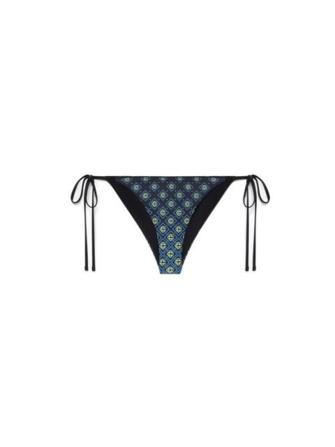 Degrade Black Monogram Bikini Bottom