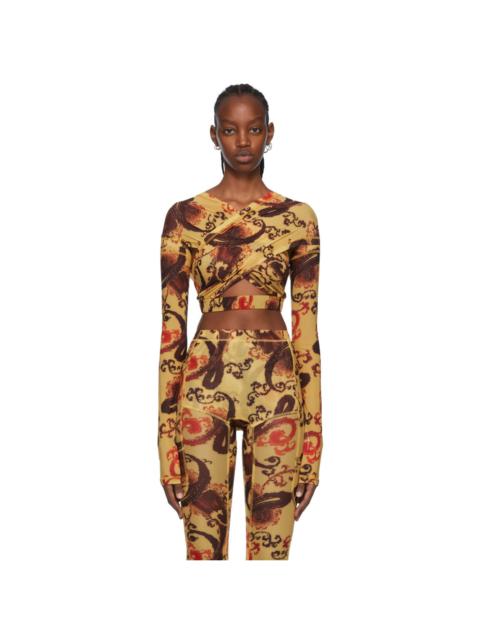 Yellow Anti-Cross Blouse