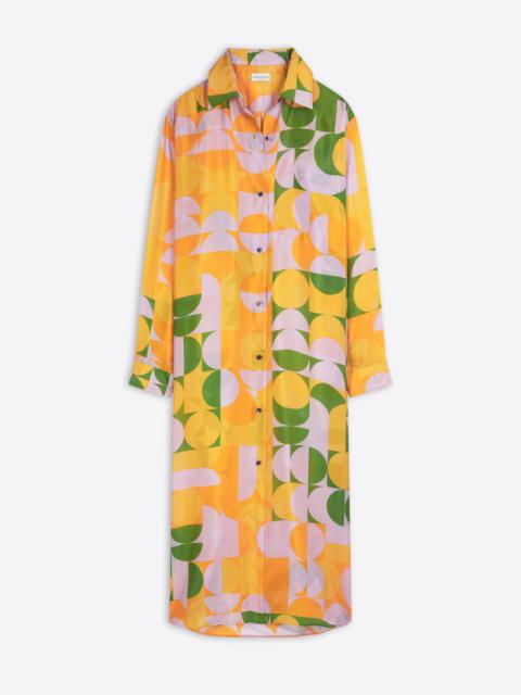 SILK SHIRT DRESS