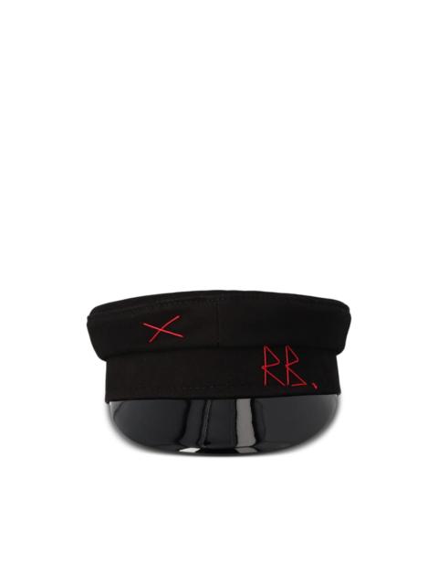 embroidered-detail cap hat