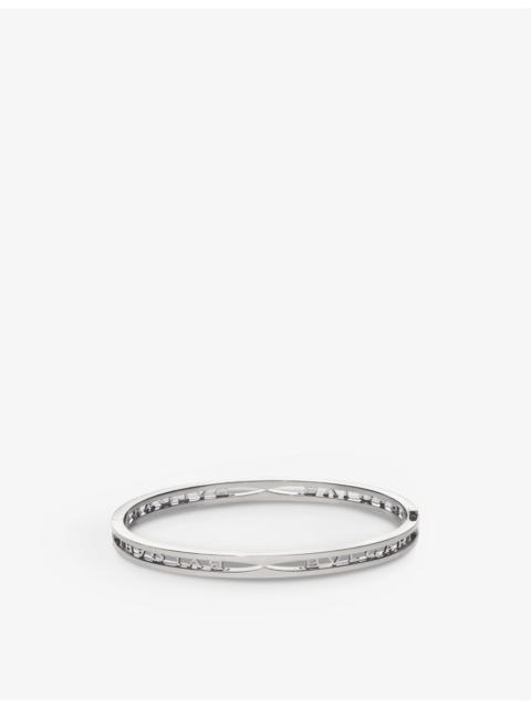 B.zero1 18ct white-gold bangle bracelet
