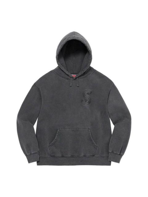 Supreme SS23 Week9 Overdyed Hoodie 'Black' SUP-SS23-176