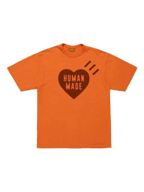 heart-motif cotton T-shirt