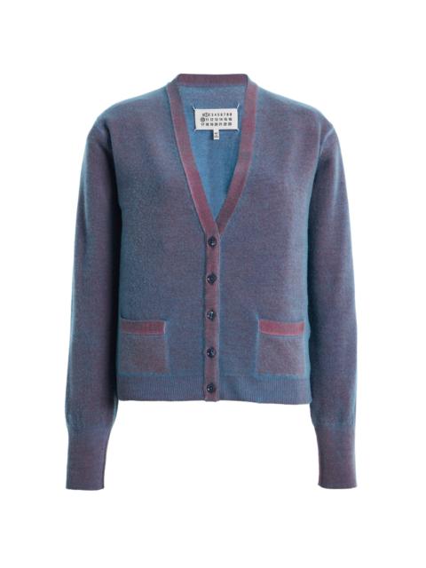Wool Cardigan blue