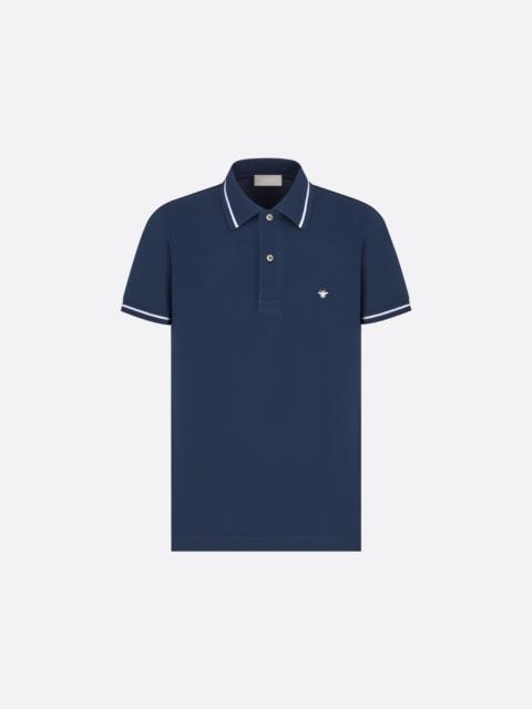 Polo Shirt with Bee Embroidery