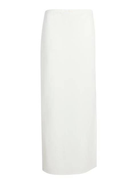 Lilth Crepe-Jersey Maxi Skirt white